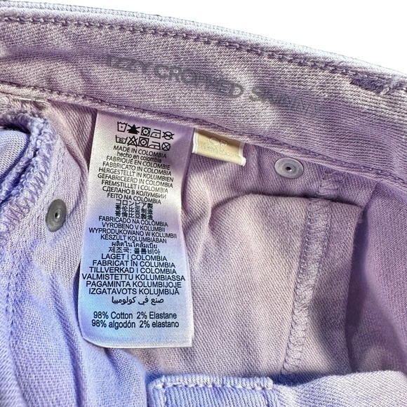 NWT MICHAEL Michael Kors ‘Izzy’ Cropped Skinny Jeans in “Pale Orchid” Size 0P - Picture 5 of 11